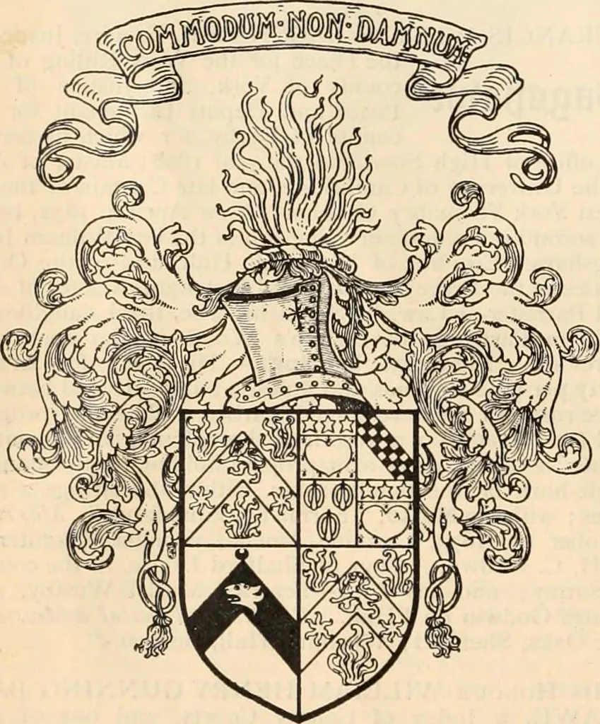 An illustration from Armorial families : a directory of gentlemen of coat-armour, 1905, leaf 93