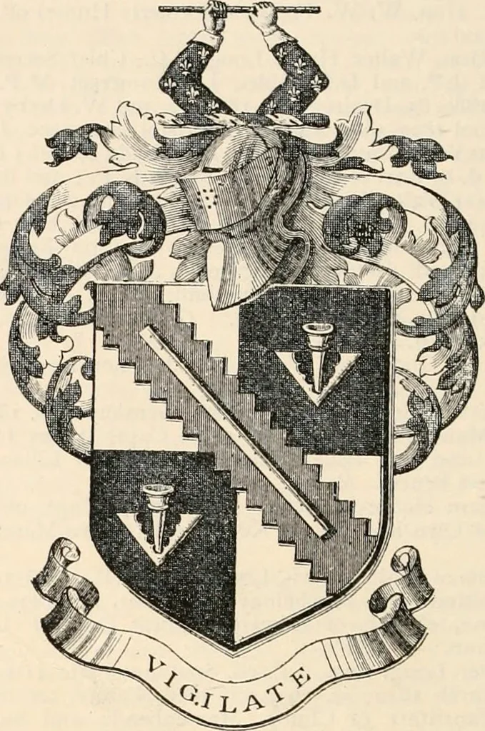 An illustration from Armorial families : a directory of gentlemen of coat-armour, 1905, leaf 941