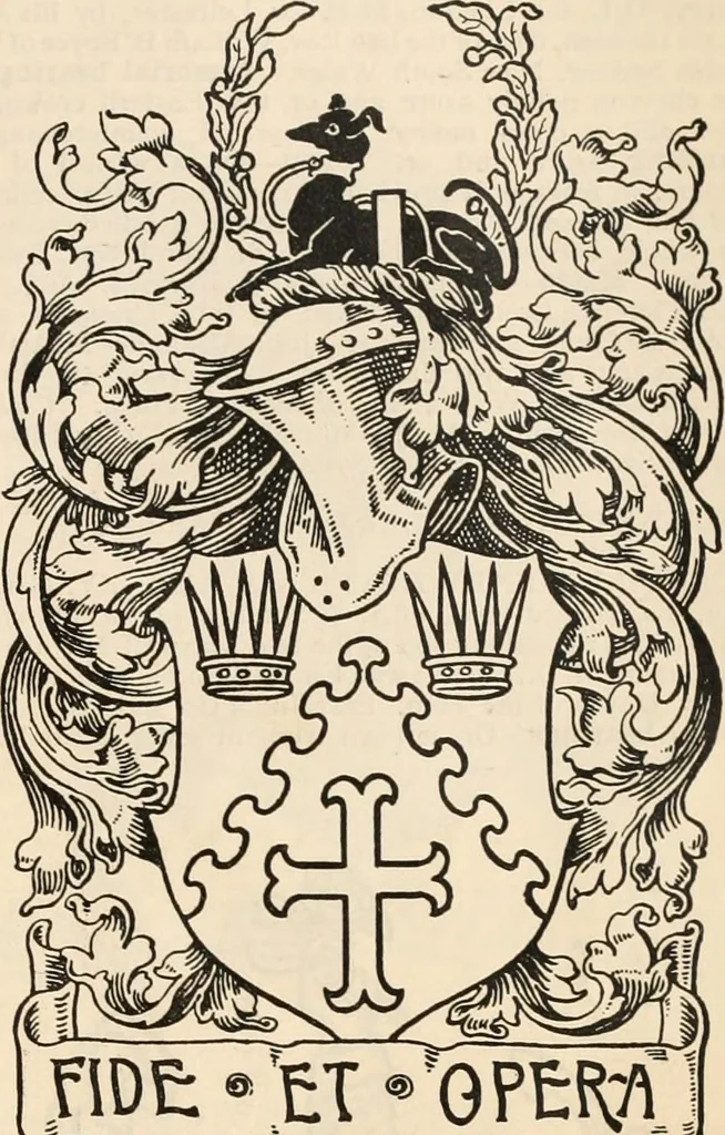 An illustration from Armorial families : a directory of gentlemen of coat-armour, 1905, leaf 964