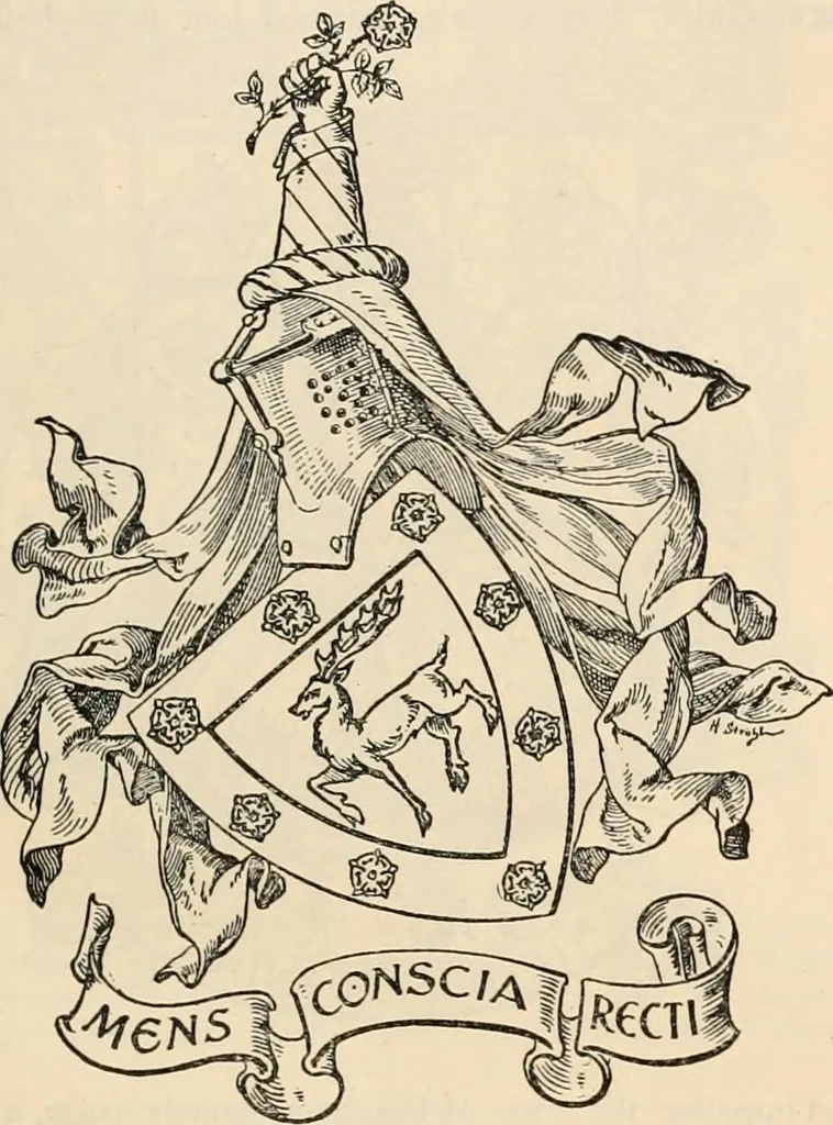 An illustration from Armorial families : a directory of gentlemen of coat-armour, 1905, leaf 968