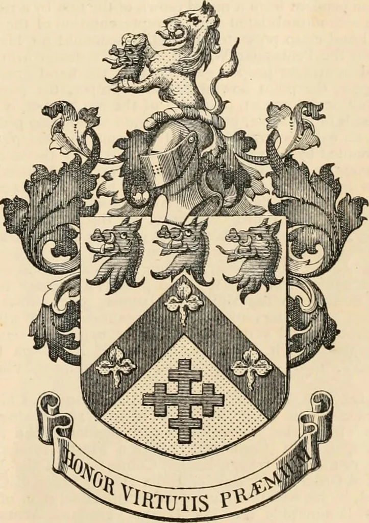 An illustration from Armorial families : a directory of gentlemen of coat-armour, 1905, leaf 974