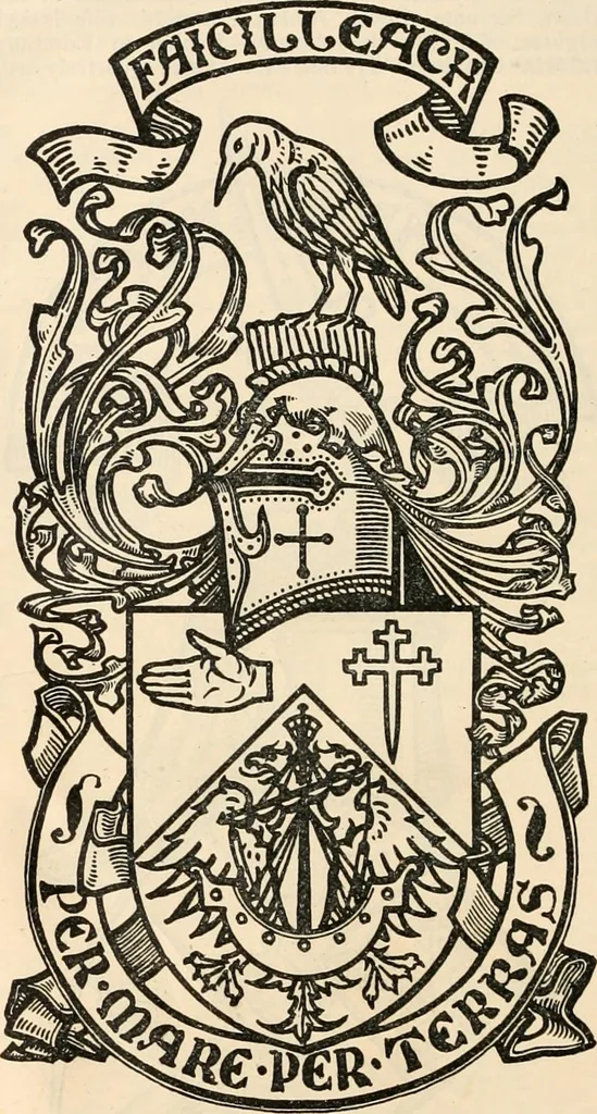 An illustration from Armorial families : a directory of gentlemen of coat-armour, 1905, leaf 977