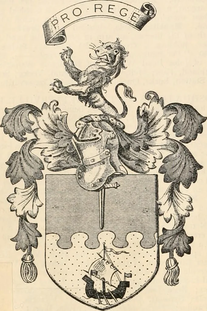 An illustration from Armorial families : a directory of gentlemen of coat-armour, 1905, leaf 979