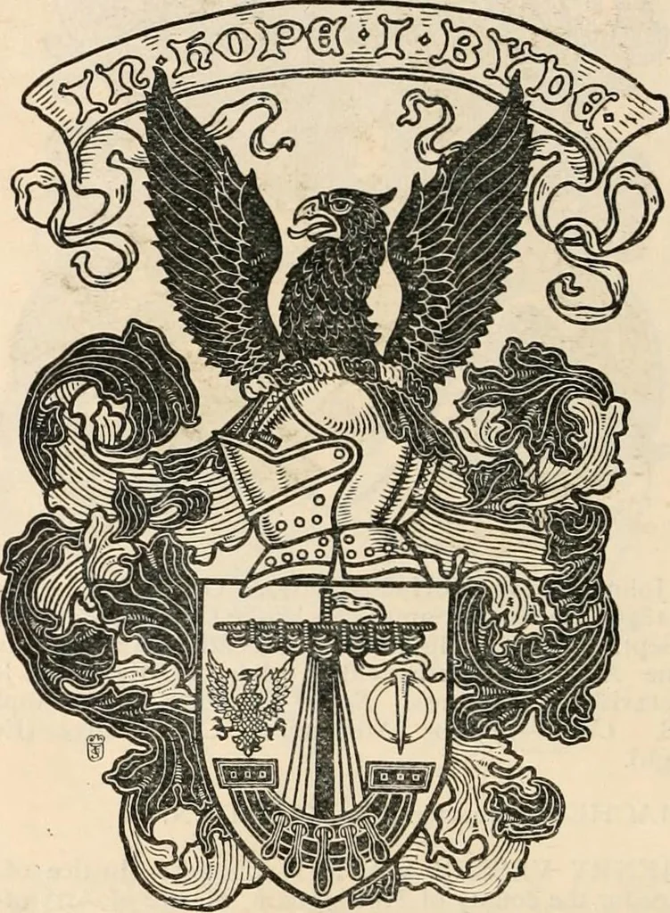 An illustration from Armorial families : a directory of gentlemen of coat-armour, 1905, leaf 983