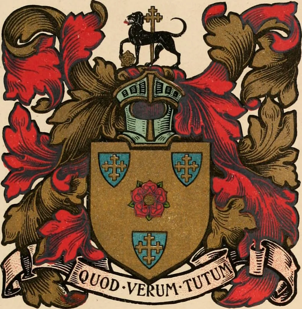 An illustration from Armorial families : a directory of gentlemen of coat-armour, 1905, leaf 984