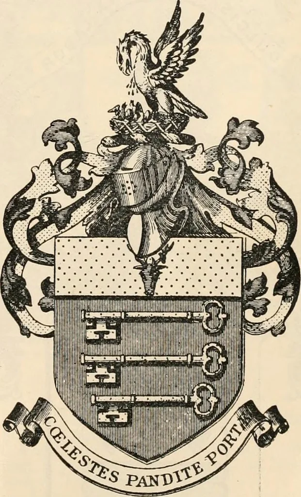 An illustration from Armorial families : a directory of gentlemen of coat-armour, 1905, leaf 988
