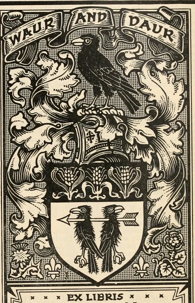 An illustration from Armorial families : a directory of gentlemen of coat-armour, 1905, leaf 990