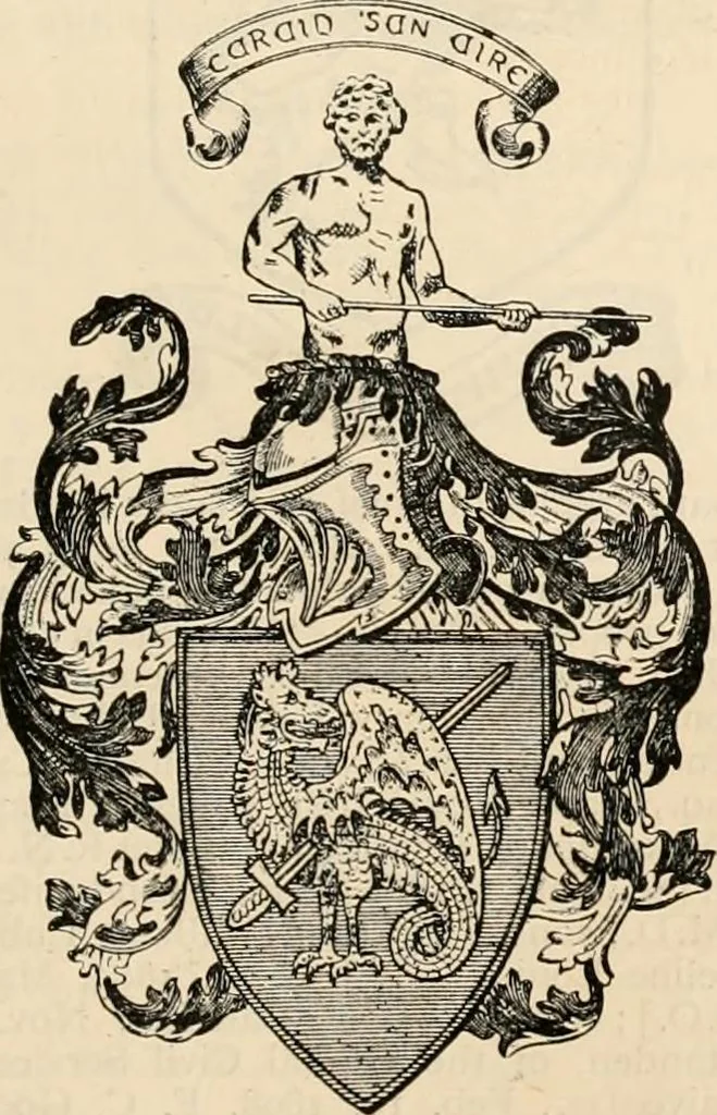 An illustration from Armorial families : a directory of gentlemen of coat-armour, 1905, leaf 994