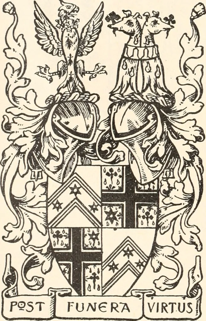 An illustration from Armorial families : a directory of gentlemen of coat-armour, 1905, leaf 111
