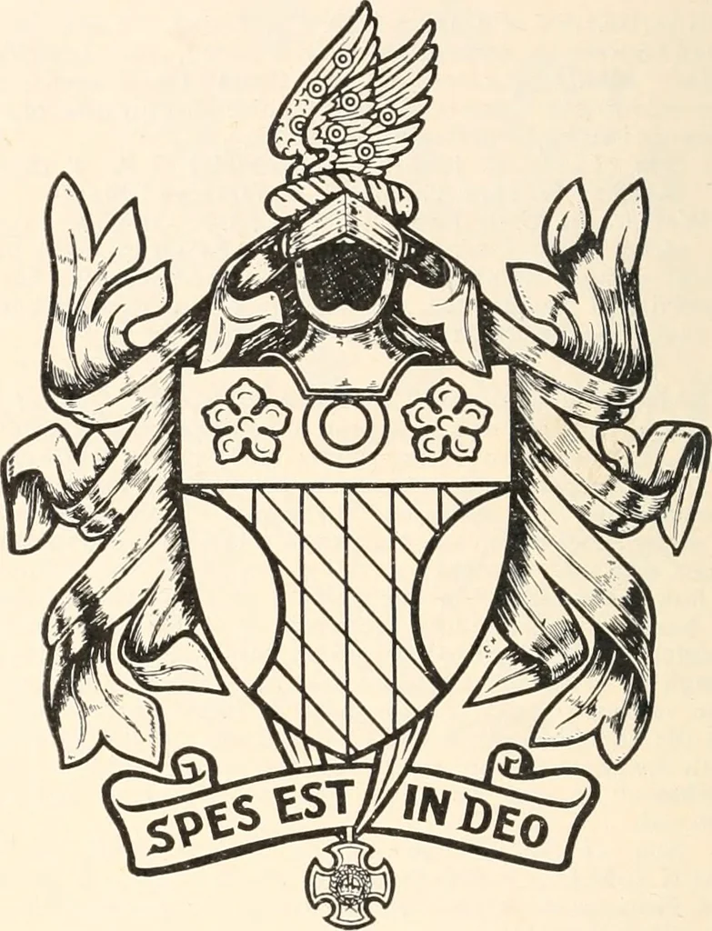 An illustration from Armorial families : a directory of gentlemen of coat-armour, 1905, leaf 121