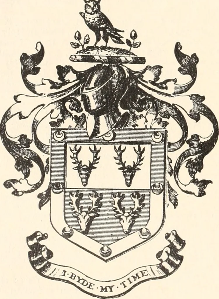 An illustration from Armorial families : a directory of gentlemen of coat-armour, 1905, leaf 159
