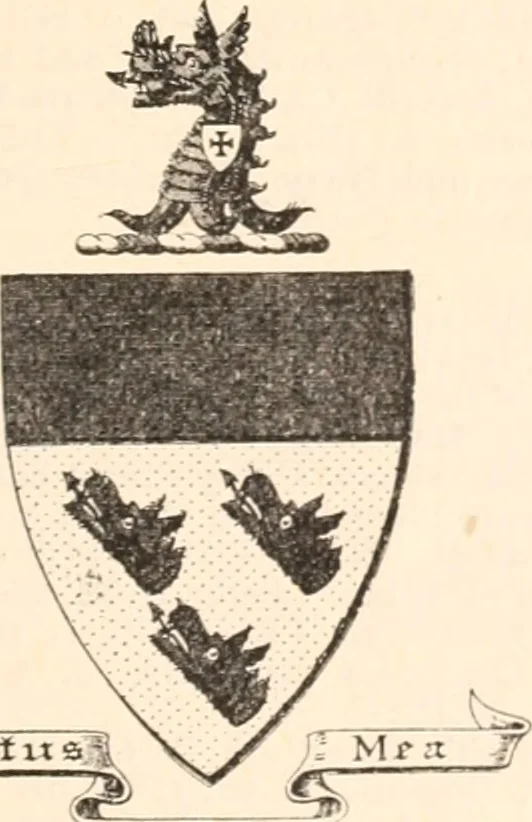 An illustration from Armorial families : a directory of gentlemen of coat-armour, 1905, leaf 162