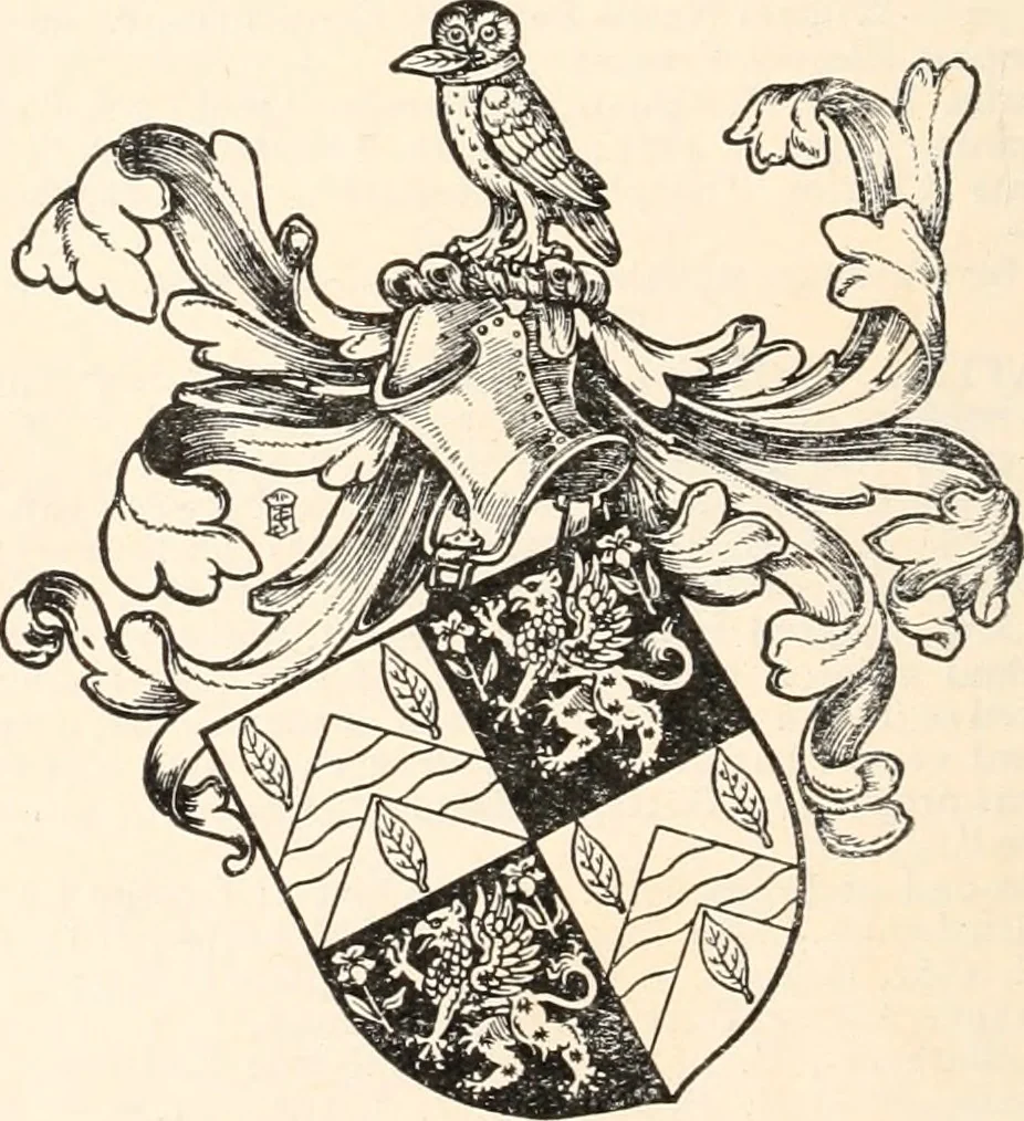 An illustration from Armorial families : a directory of gentlemen of coat-armour, 1905, leaf 167