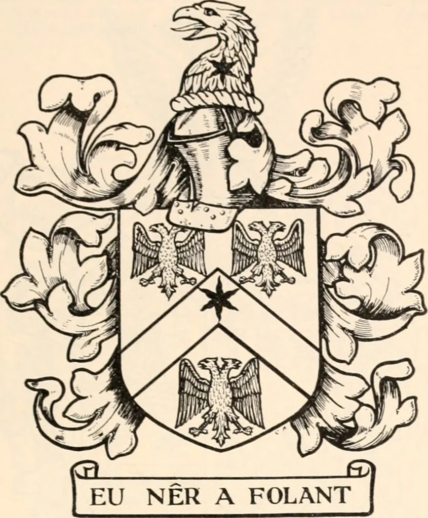 An illustration from Armorial families : a directory of gentlemen of coat-armour, 1905, leaf 170