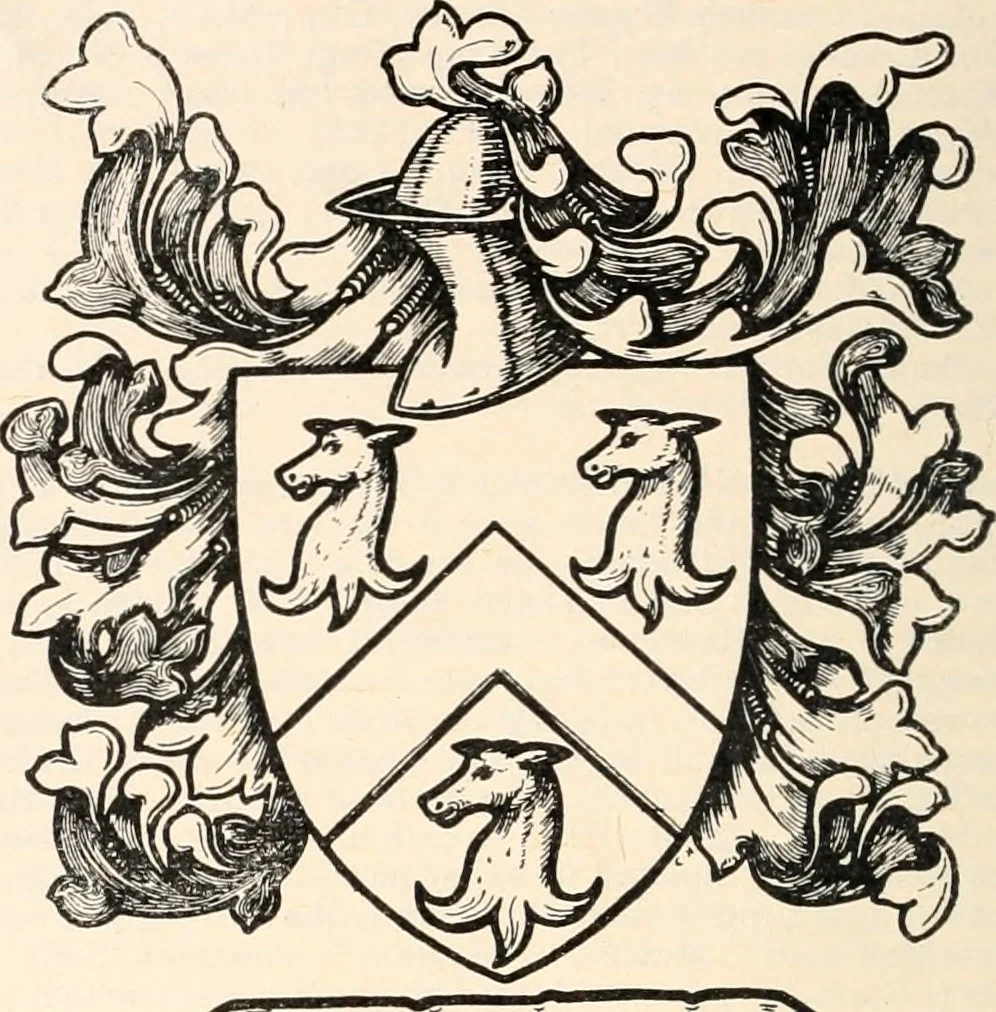 An illustration from Armorial families : a directory of gentlemen of coat-armour, 1905, leaf 177