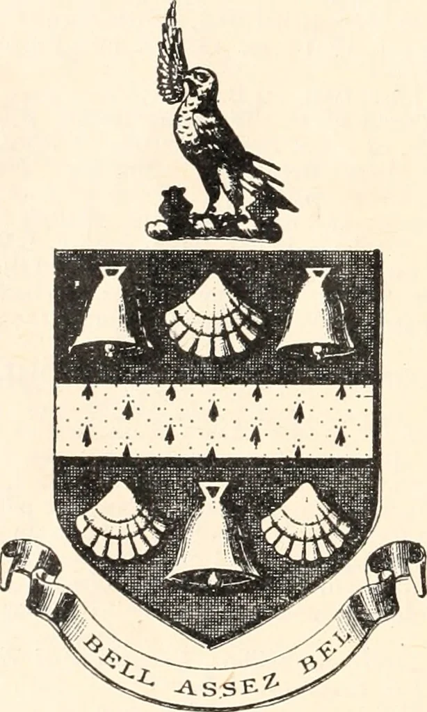 An illustration from Armorial families : a directory of gentlemen of coat-armour, 1905, leaf 181