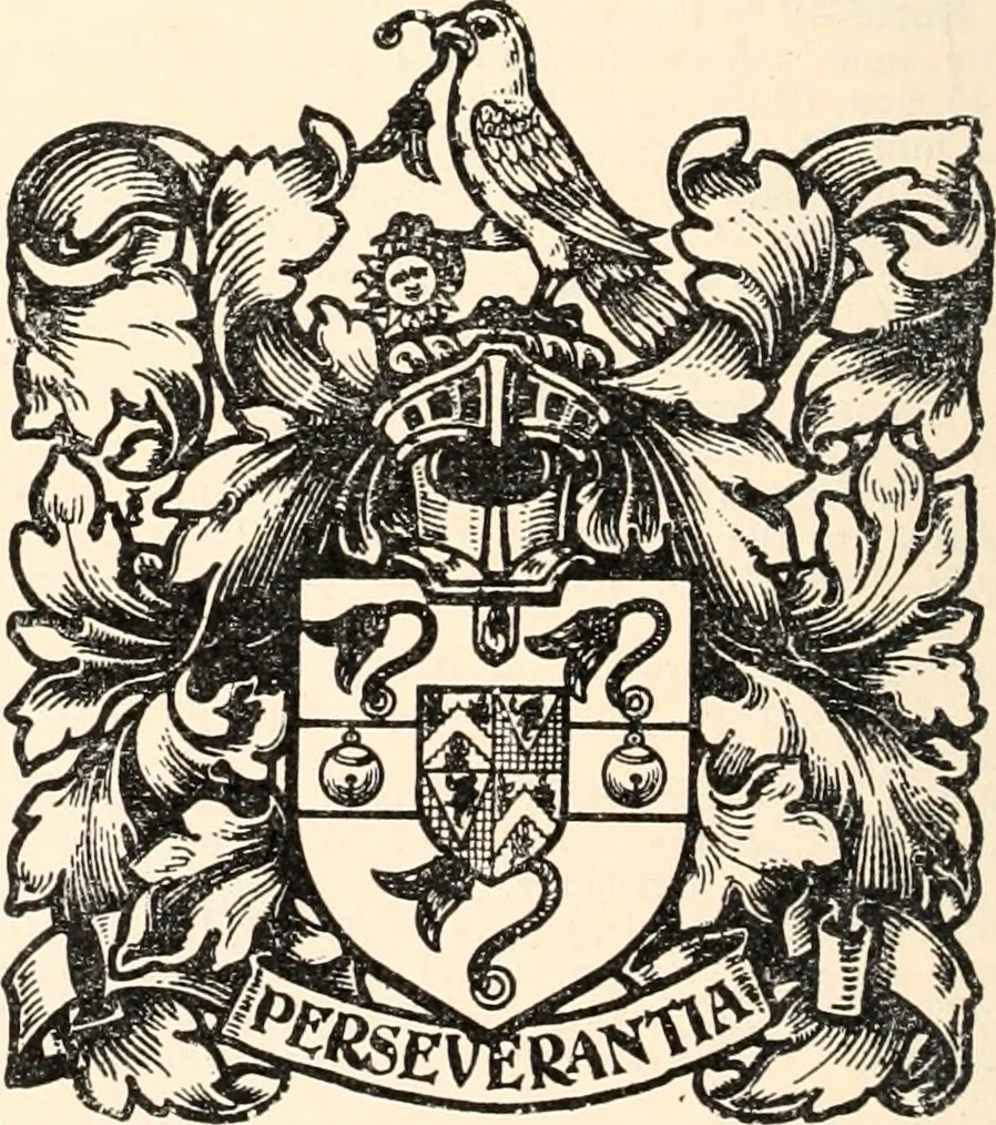 An illustration from Armorial families : a directory of gentlemen of coat-armour, 1905, leaf 181