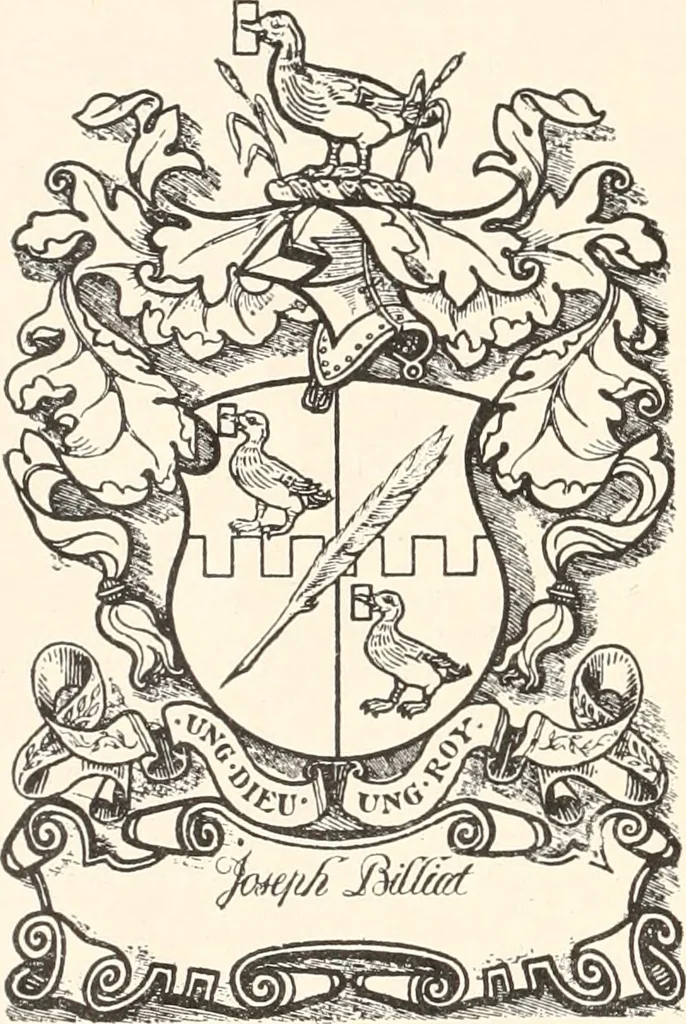An illustration from Armorial families : a directory of gentlemen of coat-armour, 1905, leaf 207