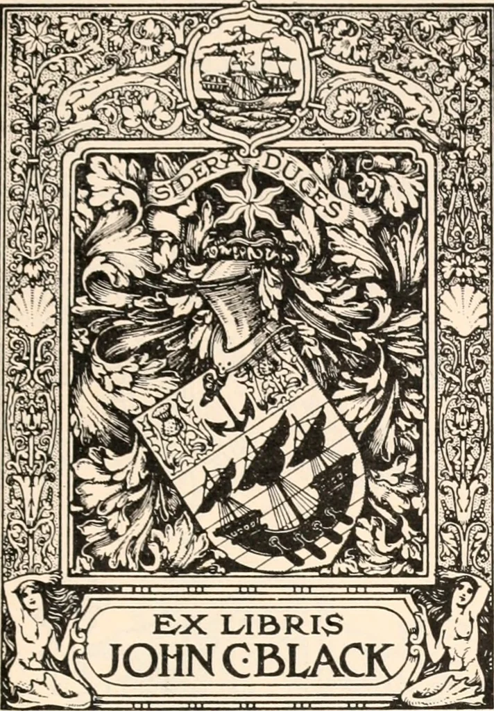 An illustration from Armorial families : a directory of gentlemen of coat-armour, 1905, leaf 214