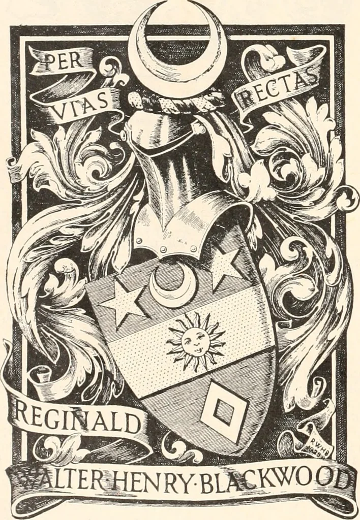 An illustration from Armorial families : a directory of gentlemen of coat-armour, 1905, leaf 219
