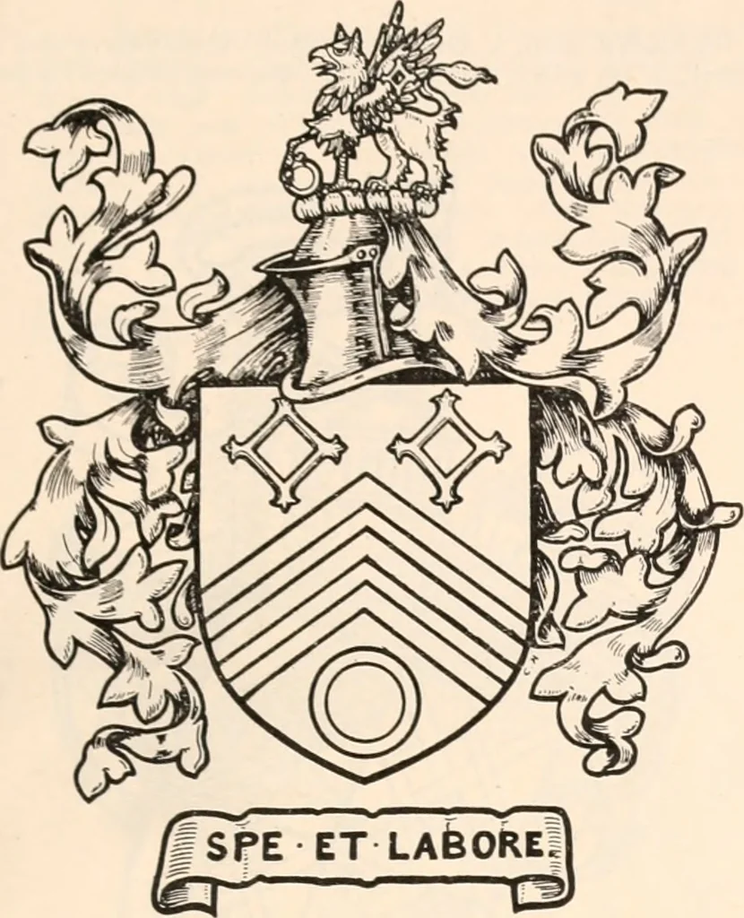 An illustration from Armorial families : a directory of gentlemen of coat-armour, 1905, leaf 220