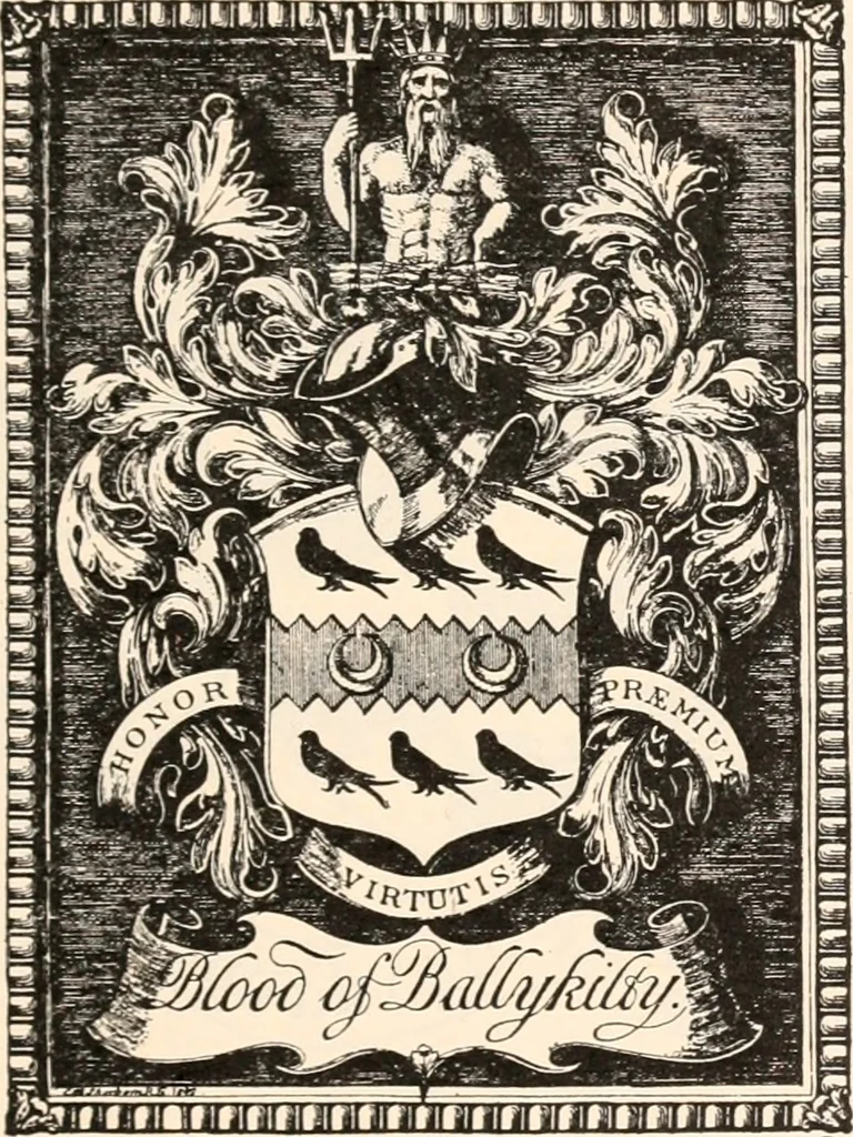 An illustration from Armorial families : a directory of gentlemen of coat-armour, 1905, leaf 228
