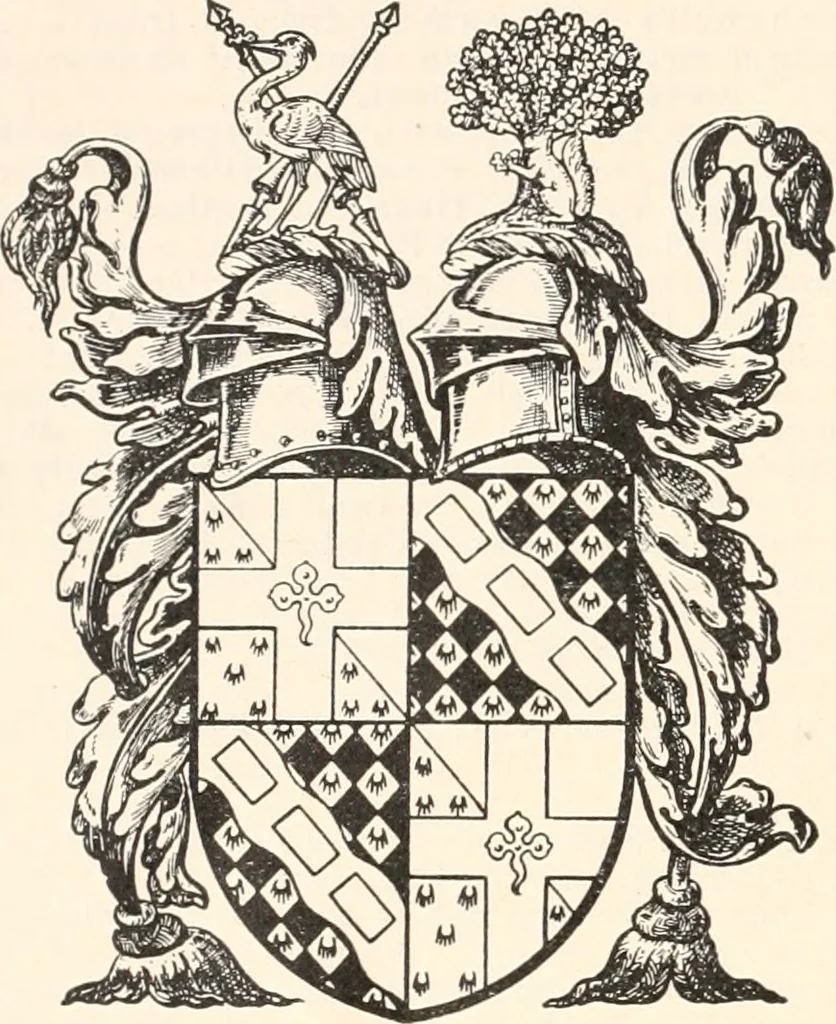 An illustration from Armorial families : a directory of gentlemen of coat-armour, 1905, leaf 229
