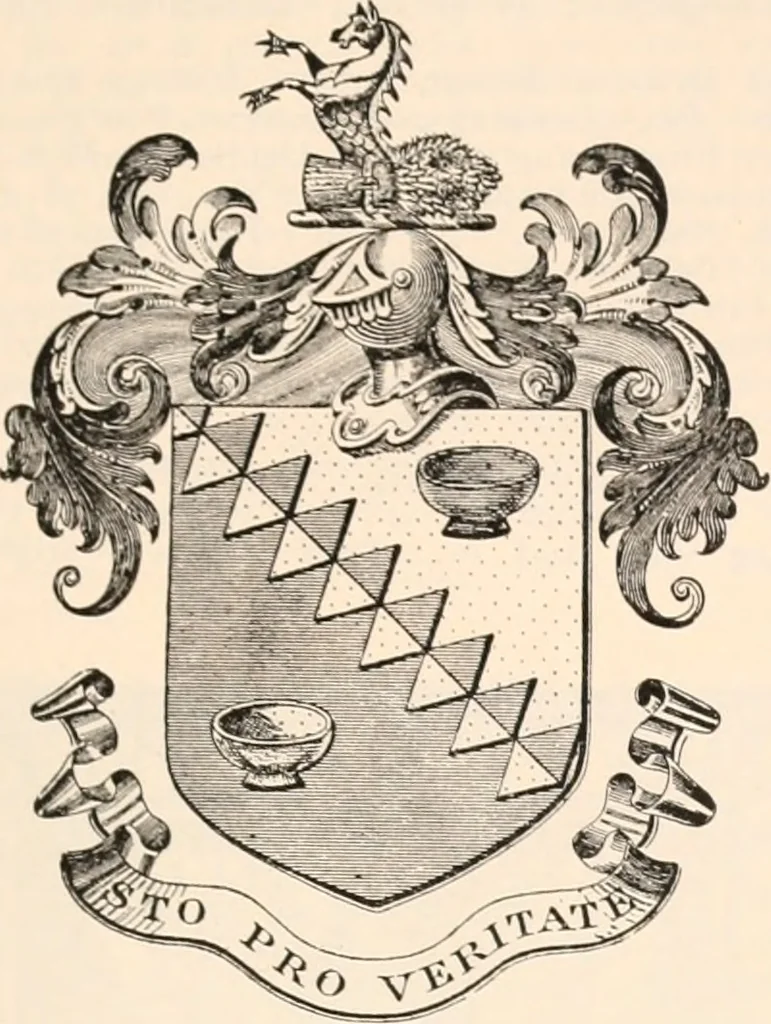 An illustration from Armorial families : a directory of gentlemen of coat-armour, 1905, leaf 232