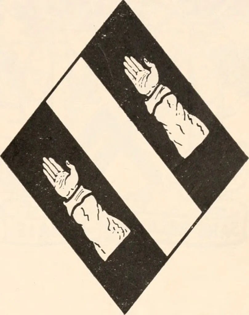An illustration from Armorial families : a directory of gentlemen of coat-armour, 1905, leaf 256