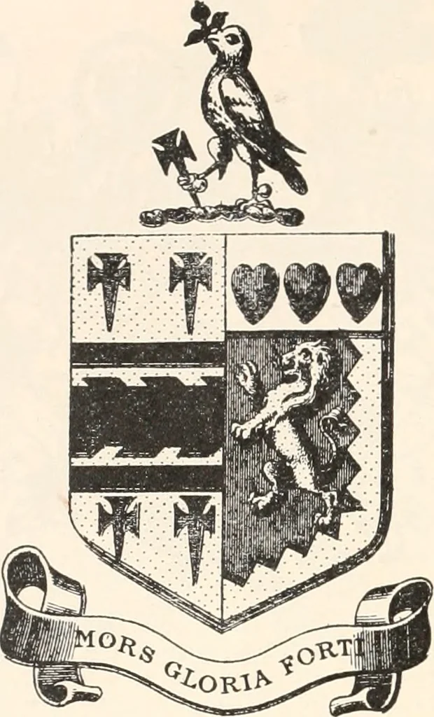 An illustration from Armorial families : a directory of gentlemen of coat-armour, 1905, leaf 259