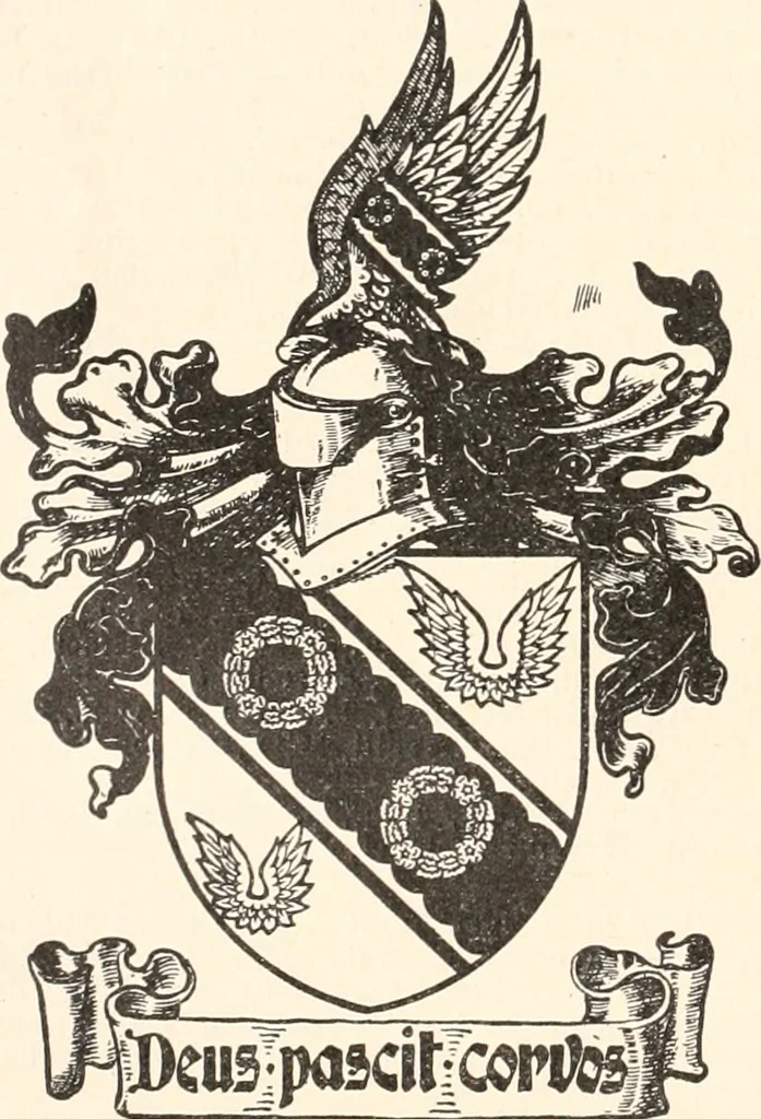 An illustration from Armorial families : a directory of gentlemen of coat-armour, 1905, leaf 265