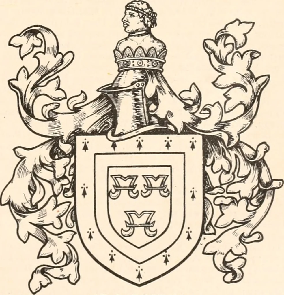 An illustration from Armorial families : a directory of gentlemen of coat-armour, 1905, leaf 266