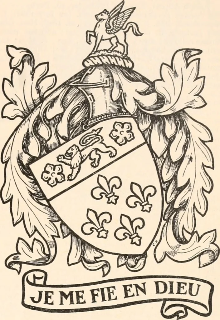 An illustration from Armorial families : a directory of gentlemen of coat-armour, 1905, leaf 274