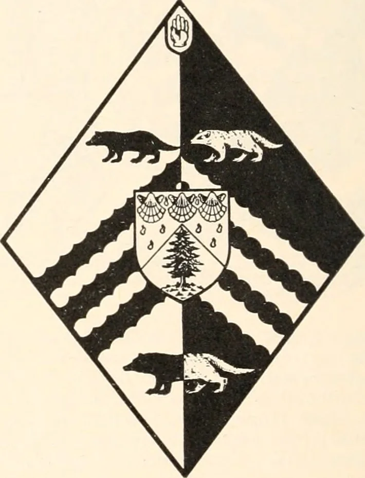An illustration from Armorial families : a directory of gentlemen of coat-armour, 1905, leaf 275