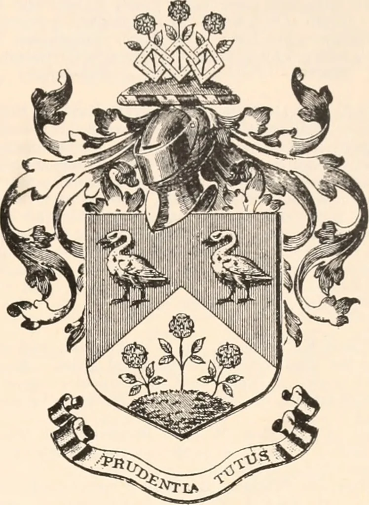 An illustration from Armorial families : a directory of gentlemen of coat-armour, 1905, leaf 276