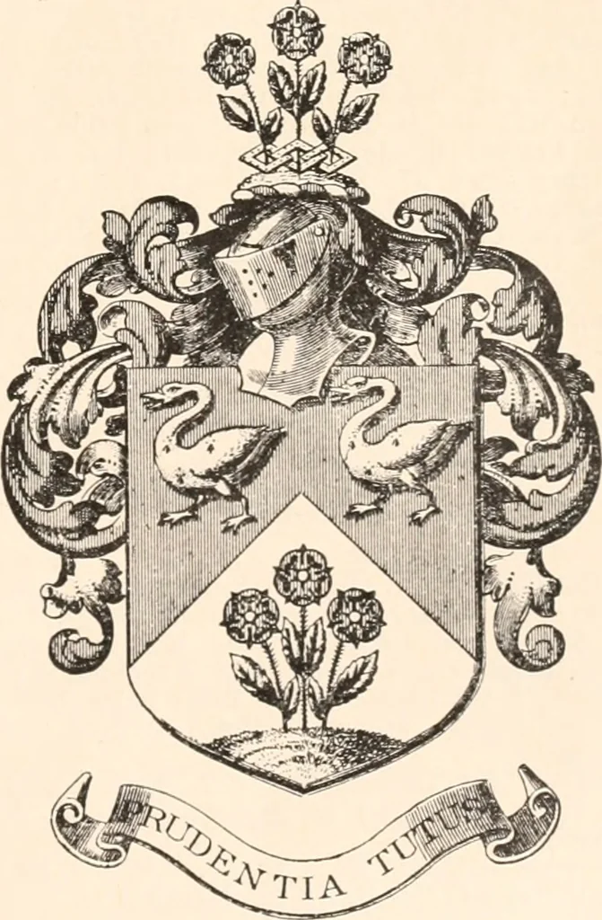 An illustration from Armorial families : a directory of gentlemen of coat-armour, 1905, leaf 276
