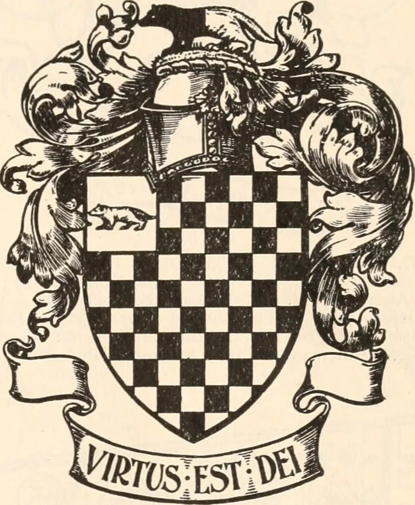 An illustration from Armorial families : a directory of gentlemen of coat-armour, 1905, leaf 280