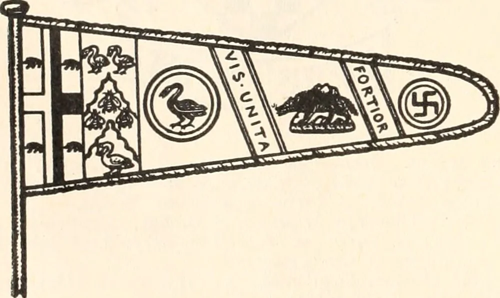 An illustration from Armorial families : a directory of gentlemen of coat-armour, 1905, leaf 281