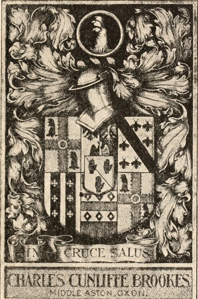 An illustration from Armorial families : a directory of gentlemen of coat-armour, 1905, leaf 282