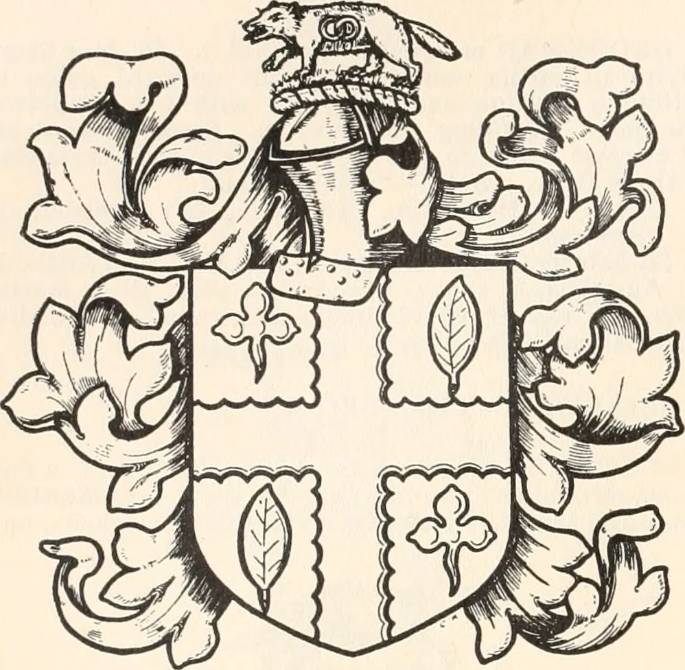 An illustration from Armorial families : a directory of gentlemen of coat-armour, 1905, leaf 283