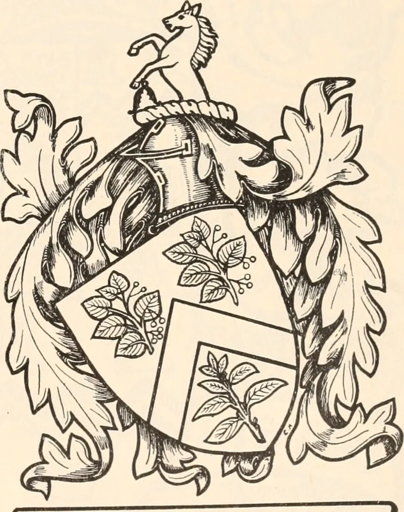 An illustration from Armorial families : a directory of gentlemen of coat-armour, 1905, leaf 288