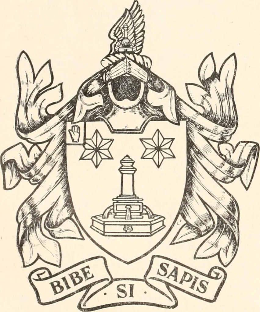 An illustration from Armorial families : a directory of gentlemen of coat-armour, 1905, leaf 299