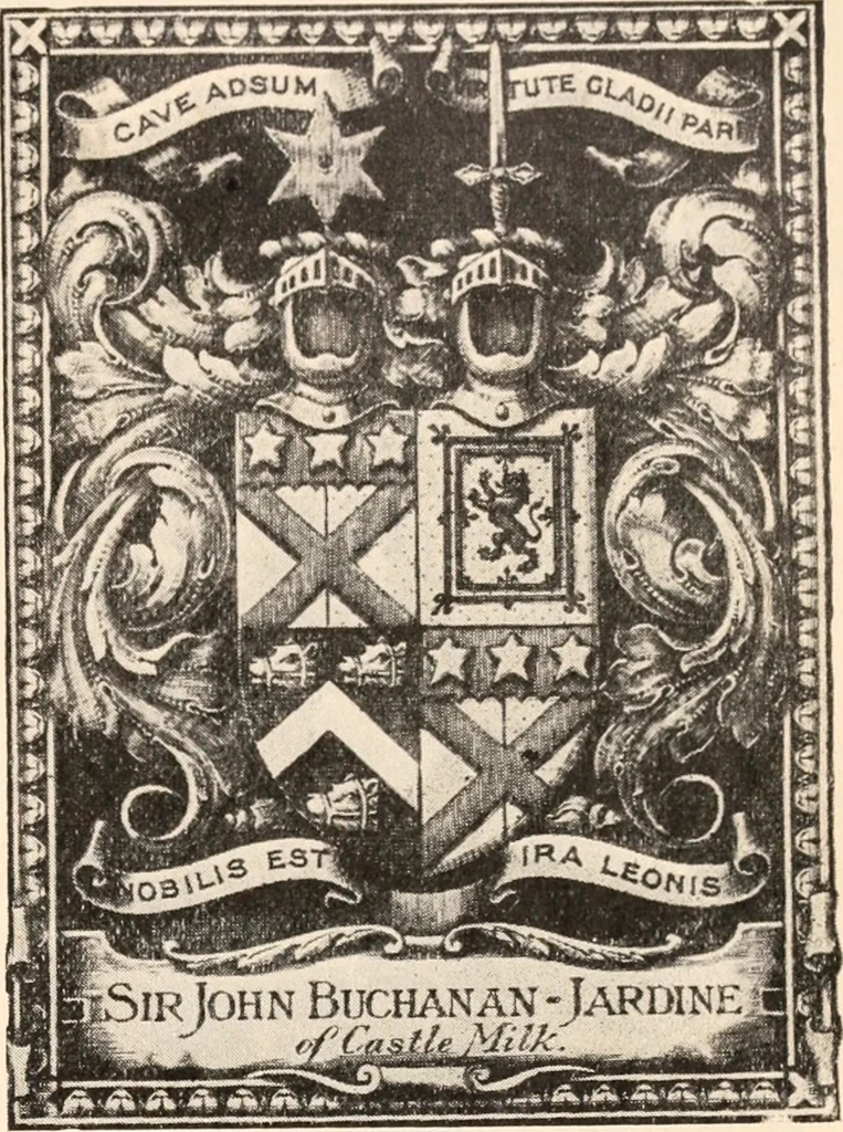 An illustration from Armorial families : a directory of gentlemen of coat-armour, 1905, leaf 302