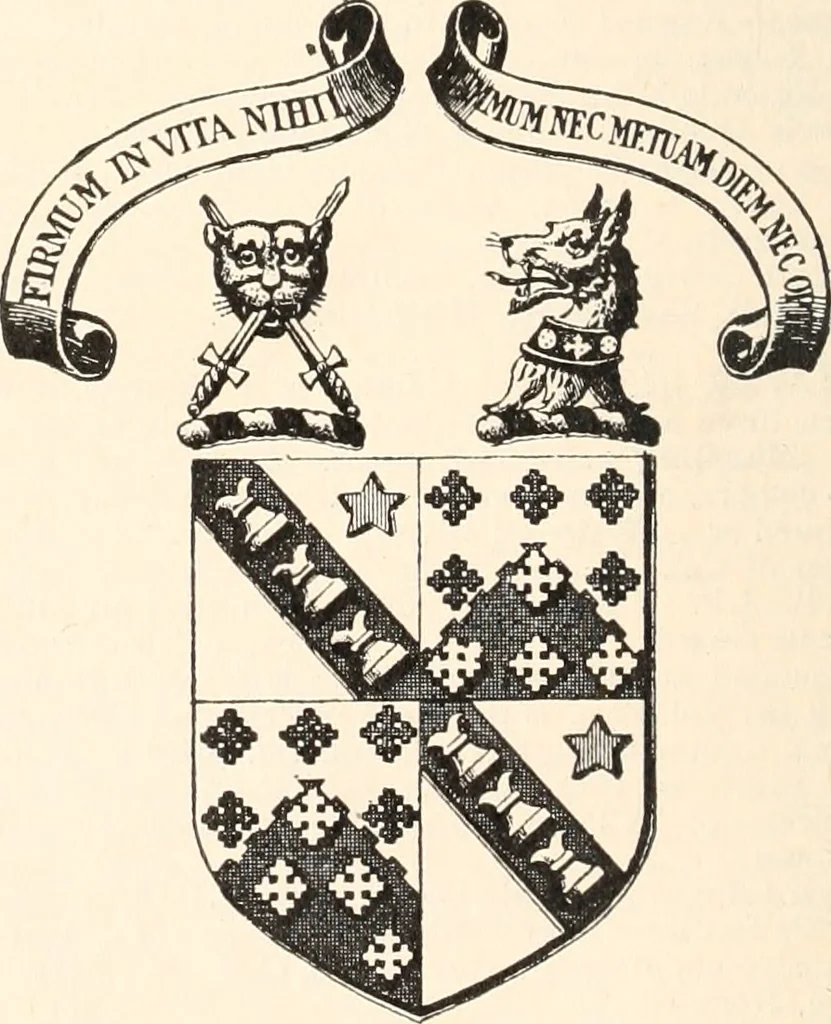 An illustration from Armorial families : a directory of gentlemen of coat-armour, 1905, leaf 311