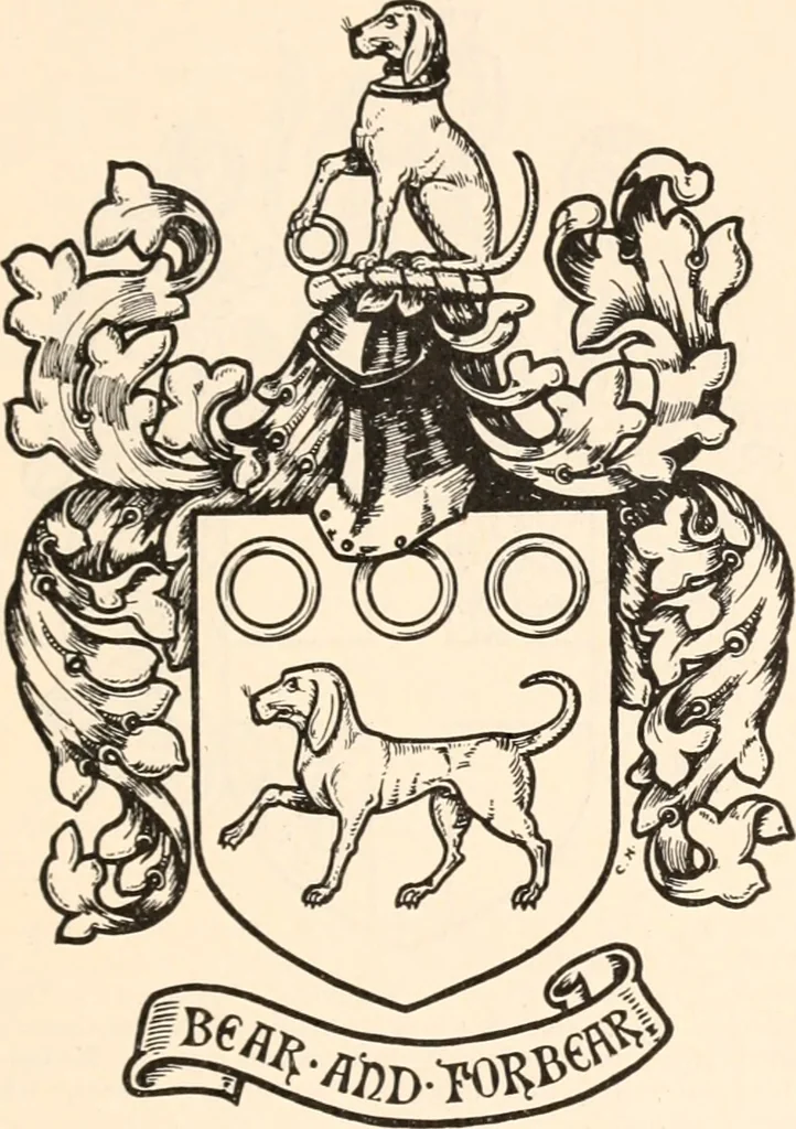 An illustration from Armorial families : a directory of gentlemen of coat-armour, 1905, leaf 314