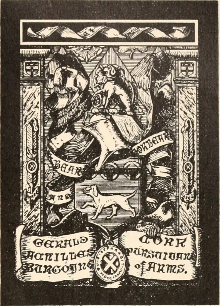 An illustration from Armorial families : a directory of gentlemen of coat-armour, 1905, leaf 314