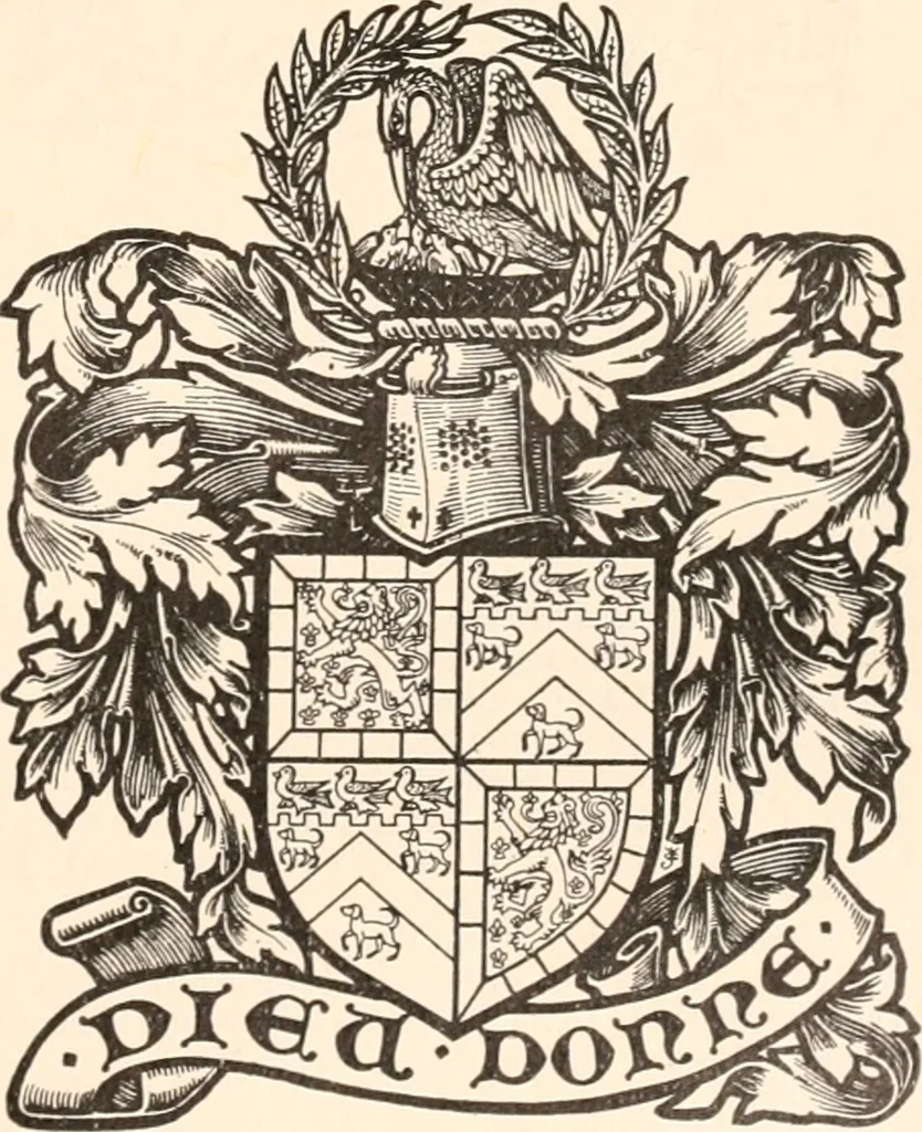 An illustration from Armorial families : a directory of gentlemen of coat-armour, 1905, leaf 314