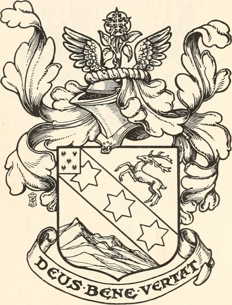 An illustration from Armorial families : a directory of gentlemen of coat-armour, 1905, leaf 317