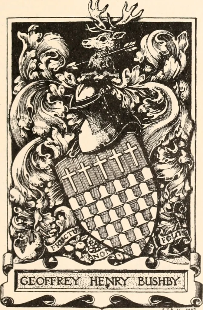 An illustration from Armorial families : a directory of gentlemen of coat-armour, 1905, leaf 330