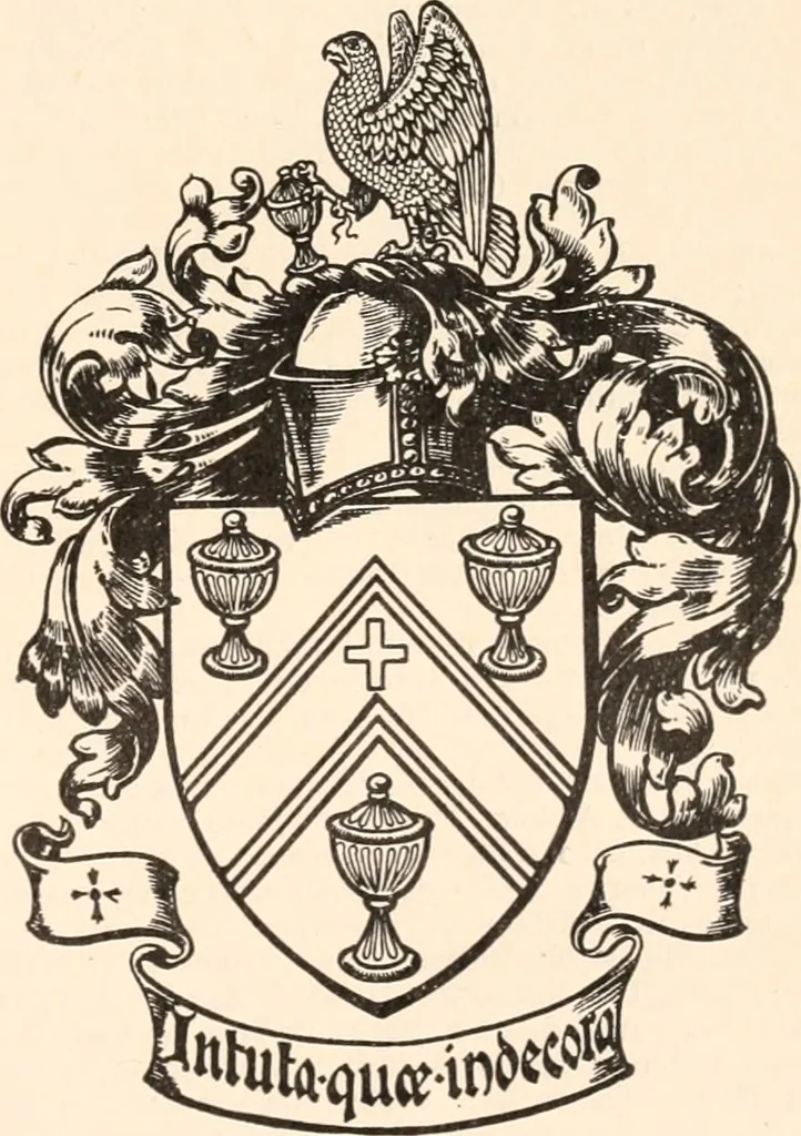 An illustration from Armorial families : a directory of gentlemen of coat-armour, 1905, leaf 334